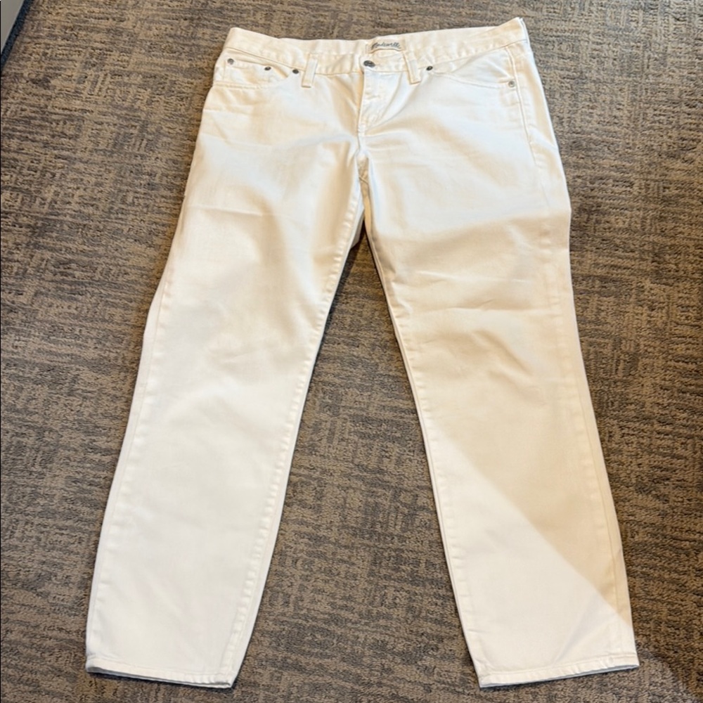 Madewell Women's Boyfriend Jeans - White